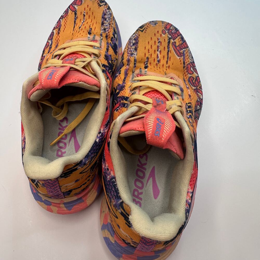 ASICS Noosa Tri 14 Tropical Orange Pop Blazing Coral Sneakers - Picture 5 of 6